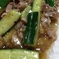 ちゃまのごはん's cooksnap of when they made 豚肉ときゅうりの生姜炒め.