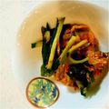 geh144's cooksnap of when they made キムチわかめキュウリの胡麻油和え.