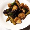 ゆうごん87's cooksnap of when they made 鶏肉と茄子の優しい甘辛炒め.