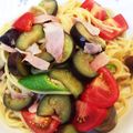 カメ姫☆'s cooksnap of when they made あるものでササッと！夏野菜パスタ.