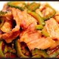 ひろこうまま's cooksnap of when they made ゴーヤと豚バラ肉のピリ辛炒め.