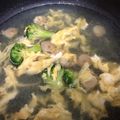 MaRi222x's cooksnap of when they made えびとブロッコリーの卵スープ.