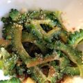 riohei's cooksnap of when they made 大人味☆ほろ苦ゴーヤのイタリアンつまみ！.
