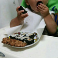 キャネ♪'s cooksnap of when they made さんまの海苔巻き.
