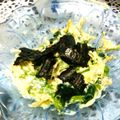 youich's cooksnap of when they made アボカド豆腐水菜のサラダが☆白和えに？！.