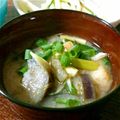 滉ちゃんmam's cooksnap of when they made 夏場にピッタリ♪ミョウガと茄子のお味噌汁.