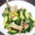 ナルディージャ's cooksnap of when they made きゅうり農家の☆きゅうりと豚肉の生姜炒め.
