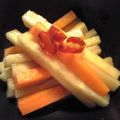 あっちまー's cooksnap of when they made ピリッと辛い★大根の甘酢漬け☆.