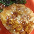 bowyuribow's cooksnap of when they made はんぺん入り♪鶏の照り焼きハンバーグ.