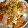 天風えいる's cooksnap of when they made とろんとろん☆なトマトと卵とじ丼♪.