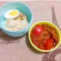 NanaTr's cooksnap of when they made 豚の生姜焼きリメイク！洋風トマ豚丼！！.