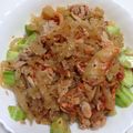 ふさふさ猫's cooksnap of when they made 中華くらげとキュウリとキムチのサラダ.