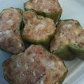 meiyui's cooksnap of when they made ピーマンの肉詰め　麺つゆ煮.