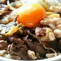 ゆっこちゃまｍ's cooksnap of when they made 牛すき焼き丼.
