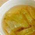あさここなっつ's cooksnap of when they made 簡単♪レタススープ.