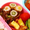 crea319's cooksnap of when they made お弁当のおかずに！オクラの豚肉巻き♪.