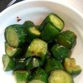 tatk's cooksnap of when they made オイキムチ（キュウリキムチ）超簡単！！.