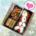 ☆☆みー☆☆'s cooksnap of when they made アナと雪の女王「オラフ」簡単キャラ弁当.