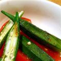 935ちゃん's cooksnap of when they made オクラとトマトのさっぱりサラダ♪.