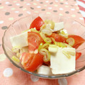 赤い電話's cooksnap of when they made とまとと豆腐のさっぱりサラダ.