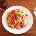 にゃにゃこ♪'s cooksnap of when they made スモークサーモンとアボカドの冷製パスタ.