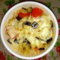 りみ7's cooksnap of when they made 離乳食☆茄子とトマトと玉ねぎのドリア風.