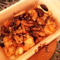 mikastyle's cooksnap of when they made エビとマッシュルームのアヒージョ.