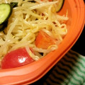 サトモユリア's cooksnap of when they made もやし＆トマト和え.