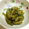 ninahiko's cooksnap of when they made ゴーヤのごまドレッシング和え.