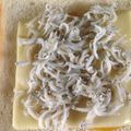 紅茶とチーズケーキ's cooksnap of when they made マスタード好きのしらすチーズトースト.