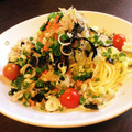 ♥︎a♥︎'s cooksnap of when they made 鮭フレークで簡単❤和風冷製パスタ❤.
