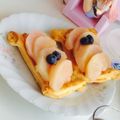 みきてぃs2's cooksnap of when they made 簡単！冷凍パイシートで桃パイ☆.