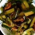 umeko0719's cooksnap of when they made 茄子と胡瓜のにんにく味噌炒め.