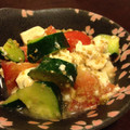 んまんま☆'s cooksnap of when they made ☆きゅうりとトマトの柚子胡椒ごま油和え☆.