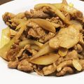 アヌヘア's cooksnap of when they made 【定番】豚肉のしょうが焼き.