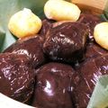 kngoo's cooksnap of when they made もち米100%甘さ控えめ自家製粒餡おはぎ.