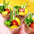 ゆのきちまま's cooksnap of when they made 簡単なのにオシャレなサラダパフェ♥.