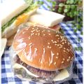 KENチャン's cooksnap of when they made セロリとチーズのスパイシーバーグ.