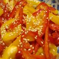 kucina's cooksnap of when they made カラーピーマンとオクラの中華和え.