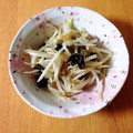 ♡shizu♡'s cooksnap of when they made 野沢菜漬けともやしの野菜炒め.