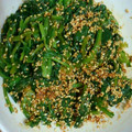 yotms's cooksnap of when they made 永久保存版‼︎ほうれん草の胡麻和え.
