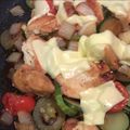 かおりんぱんだ's cooksnap of when they made 鶏肉と夏野菜ズッキーニのチーズ炒め.