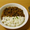 もんしゅしゅ's cooksnap of when they made 食欲そそる♫茄子と合い挽き肉のカレー炒め.