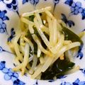 ハートキャンディ's cooksnap of when they made もやしとワカメの絶品ナムル♡.