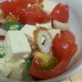 MofeMofee's cooksnap of when they made □簡単□オクラ・トマト・豆腐の塩糀和え.