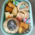 ３匹のこじかママ's cooksnap of when they made おにぎり弁当☆手作りキャラシール.