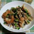 nonkey08's cooksnap of when they made コク旨！油麩ときのこのガーリック味噌炒め.