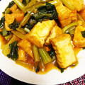 てっこちゃある's cooksnap of when they made 厚揚げと青梗菜の麺つゆ炒め.