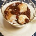 島梨寿's cooksnap of when they made 牛乳餅の冷たいお汁粉.