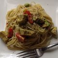 しましまもっぷ's cooksnap of when they made アボカド冷製パスタ.